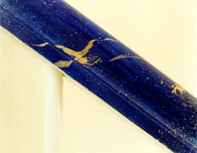 Privatkunde 2 - Detail Lapislazuli-Malerei